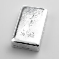 Indium 99,995% - le métal rare en lingots